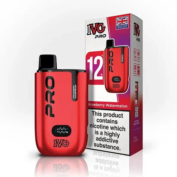 Buy IVG Pro 10K Prefilled Vape Pod Kit Box of 5 Strawberry Watermelom
