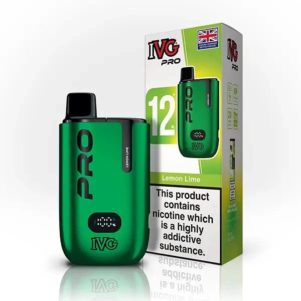 Buy IVG Pro 10K Prefilled Vape Pod Kit Box of 5 Lemon Lime