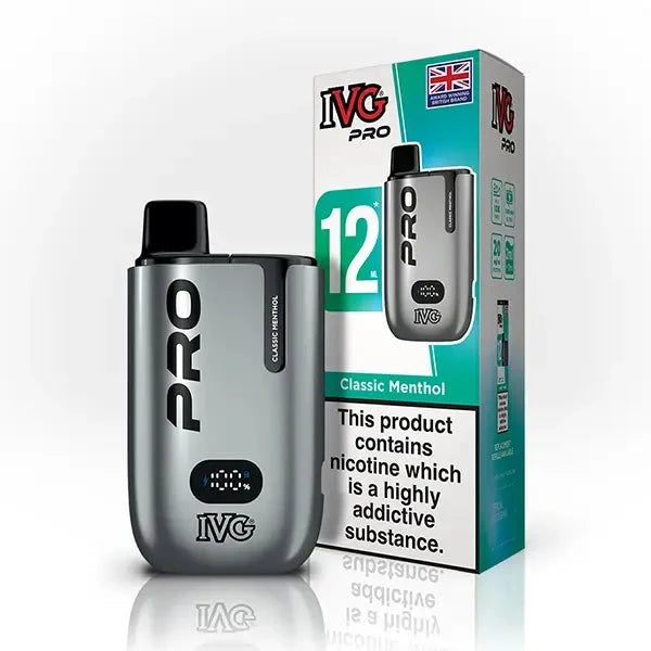 Buy IVG Pro 10K Prefilled Vape Pod Kit Box of 5 Classic Menthol