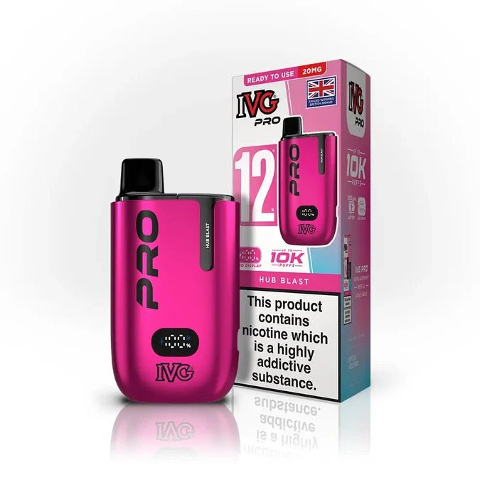 Buy IVG Pro 10K Prefilled Vape Pod Kit Box of 5 Hub Blast