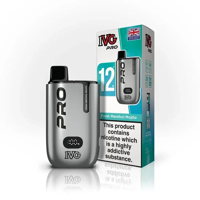 Buy IVG Pro 10K Prefilled Vape Pod Kit Box of 5 Fresh Menthol