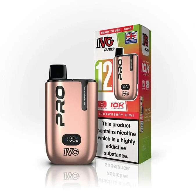 Buy IVG Pro 10K Prefilled Vape Pod Kit Box of 5 Strawberry Kiwi