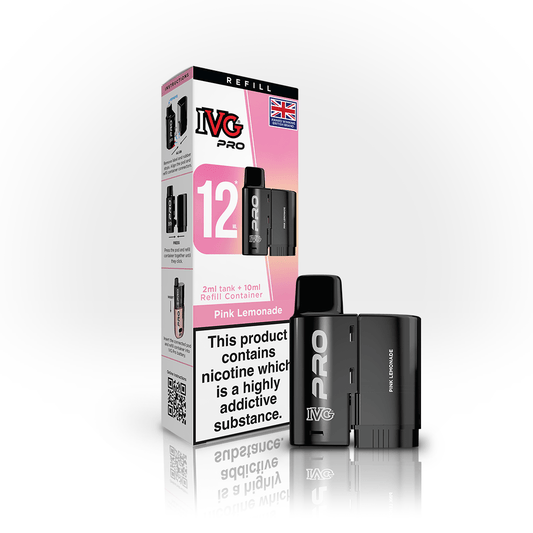 Buy IVG Pro 12 Prefilled Vape Pods Pack of 5 Pink Lemonade