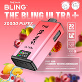 Buy The Bling Ultra Plus 30k Prefilled Vape Pod Kit Box of 5 Fruit Bomb Strawberry Watermelon Bubblegum
