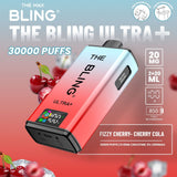 Buy The Bling Ultra Plus 30k Prefilled Vape Pod Kit Box of 5 Fizzy Cherry Cherry Cola