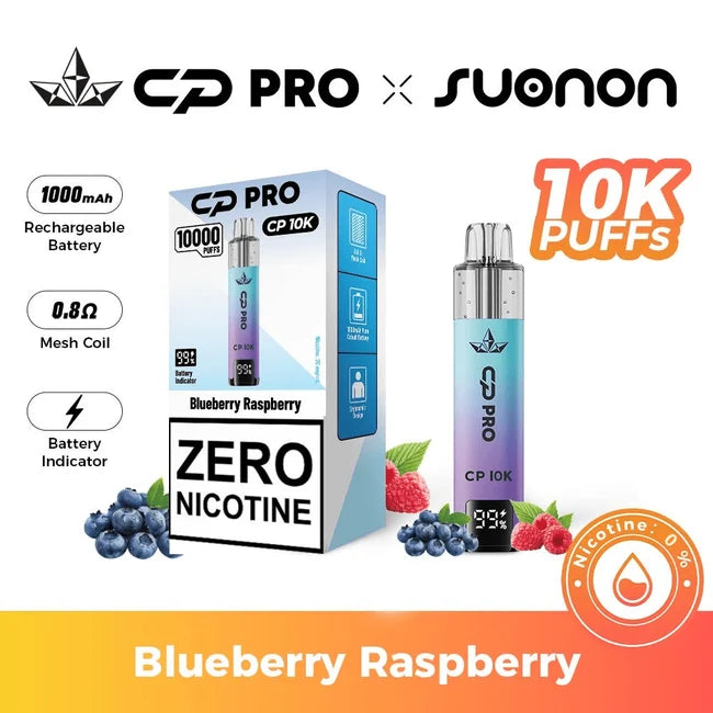 Buy CP PRO CP 10K Kit – 0mg Nicotine Box of 5 Blueberry Raspberry