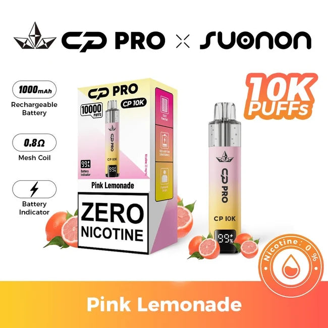 Buy CP PRO CP 10K Kit – 0mg Nicotine Box of 5 Pink Lemonade