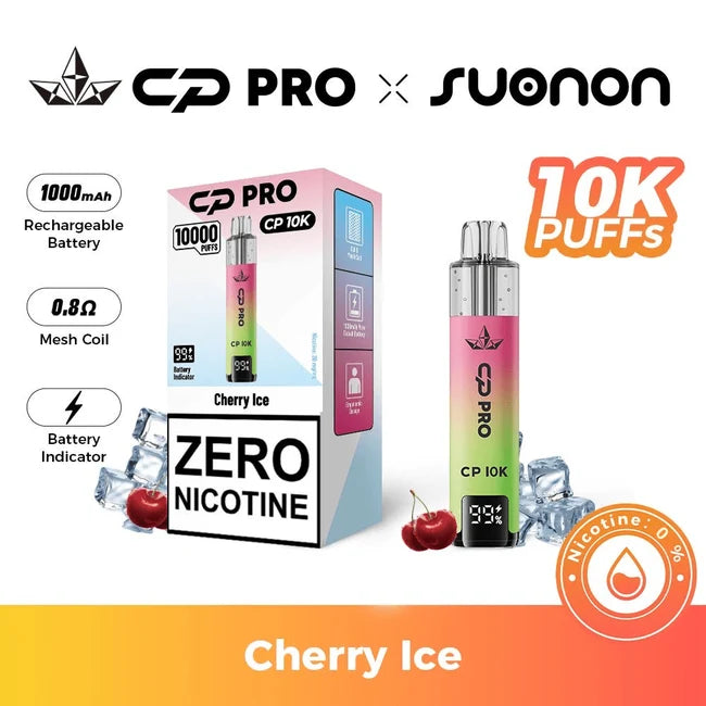 Buy CP PRO CP 10K Kit – 0mg Nicotine Box of 5 Cherry Ice