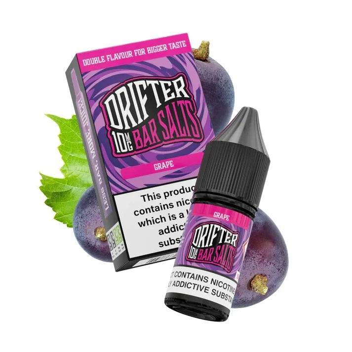 Buy Drifter Bar Nic Salt 10ml E-Liquid Box of 5 Grape