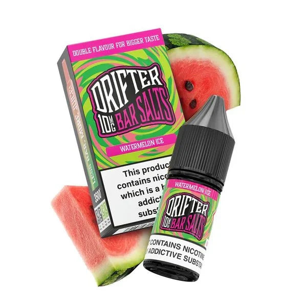 Buy Drifter Bar Nic Salt 10ml E-Liquid Box of 5 Watermelon Ice