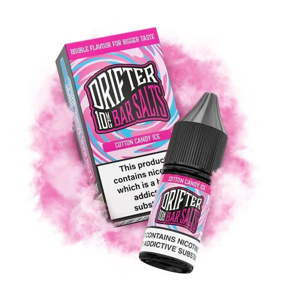 Buy Drifter Bar Nic Salt 10ml E-Liquid Box of 5 Cotton Candy Ice