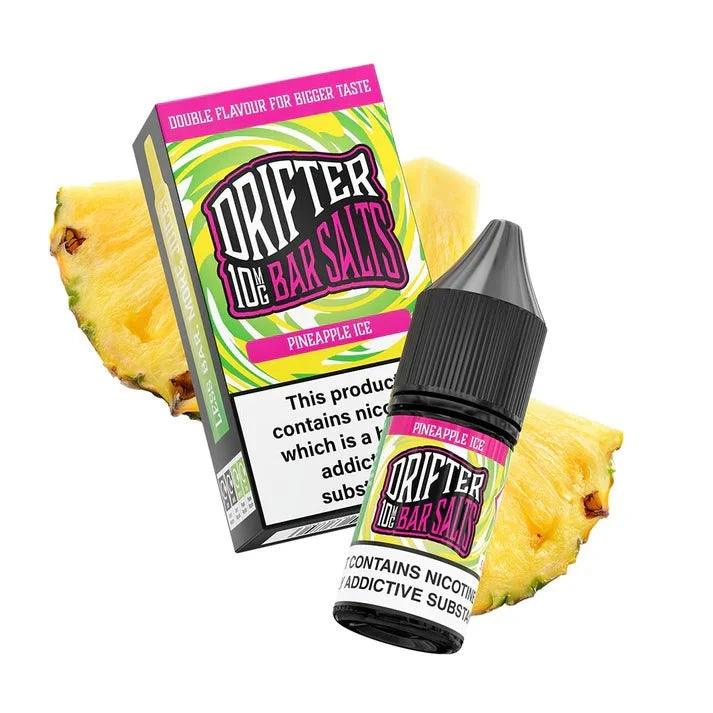 Buy Drifter Bar Nic Salt 10ml E-Liquid Box of 5 Pineapple Ice