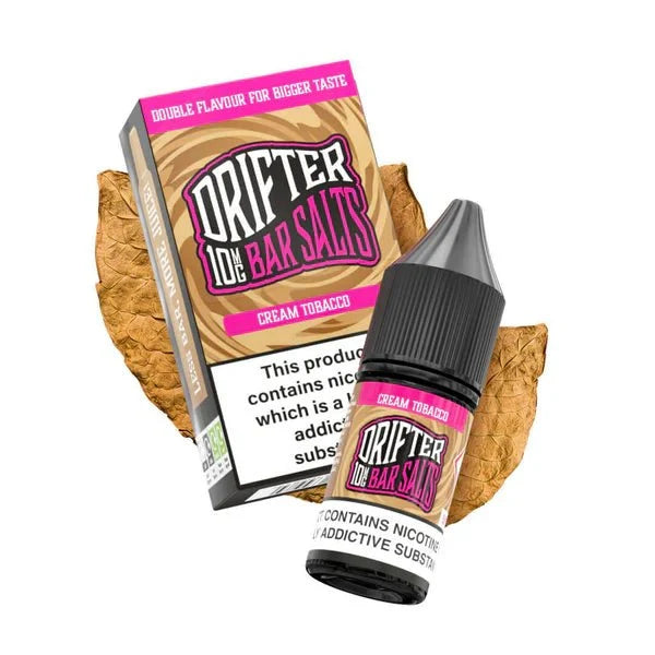 Buy Drifter Bar Nic Salt 10ml E-Liquid Box of 5 Cream Tobacco