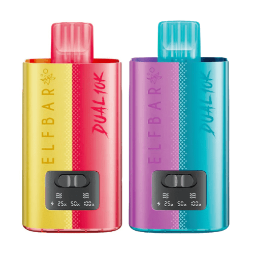 Elf Bar Dual 10K Disposable 2 in 1 Vape Box of 5 - #Simbavapeswholesale#
