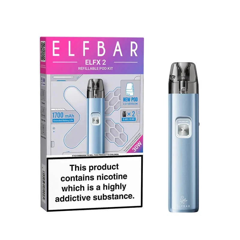 Elf Bar ELFX 2 Vape Pod Kit - Sky Blue