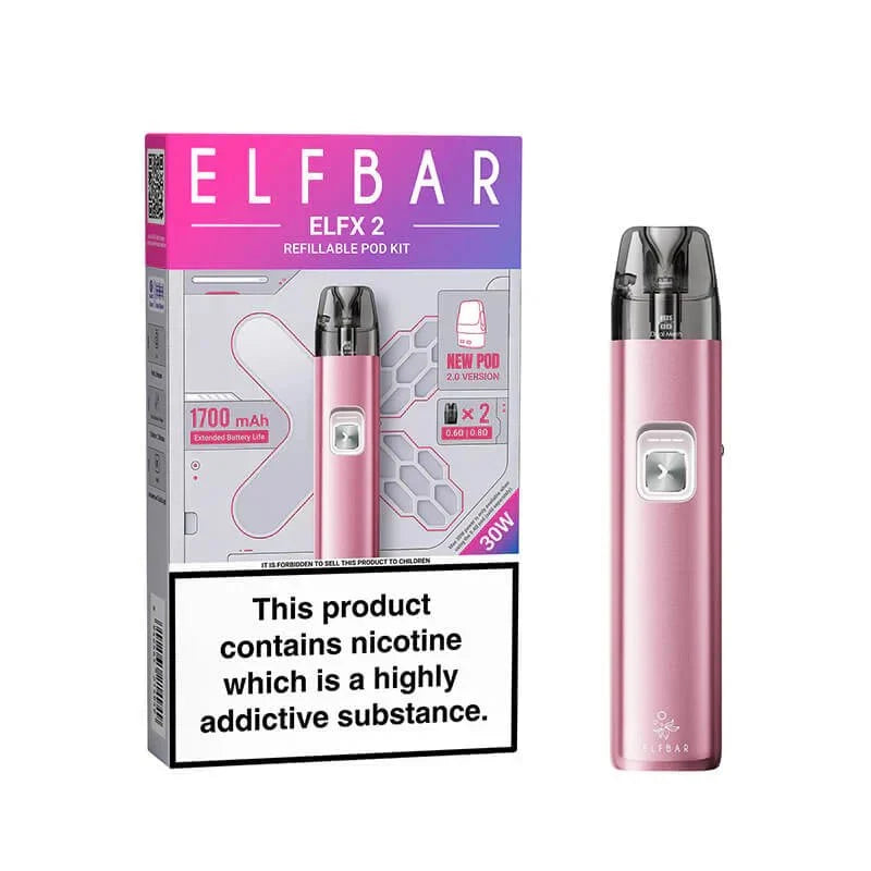 Elf Bar ELFX 2 Vape Pod Kit - Berry Pink