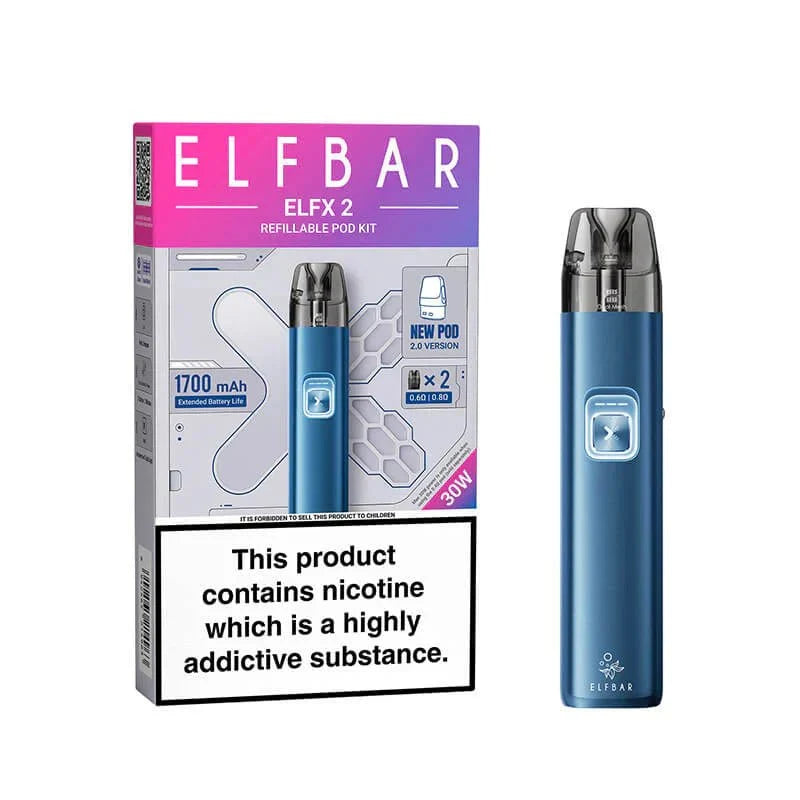 Elf Bar ELFX 2 Vape Pod Kit - Ocean Blue