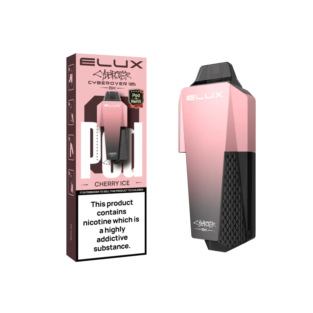 Buy Elux Cyberover 6000 Replacement Pods - Box of 5 Cherry Ice
