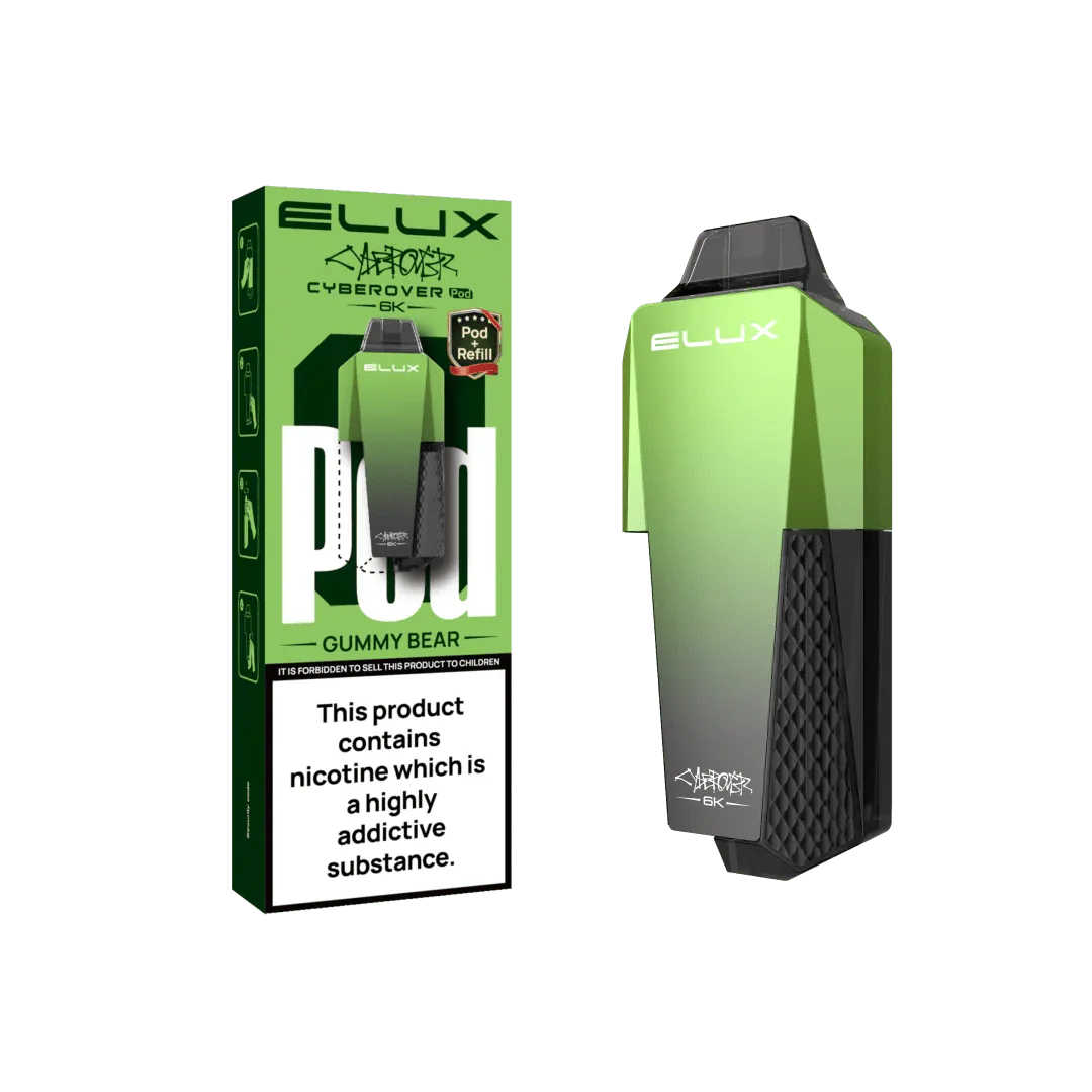 Buy Elux Cyberover 6000 Replacement Pods - Box of 5 Gummy Bear