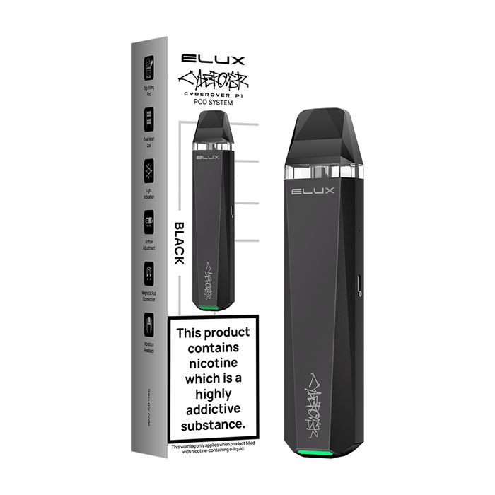 Buy Elux Cyberover P1 Pod Kit Black