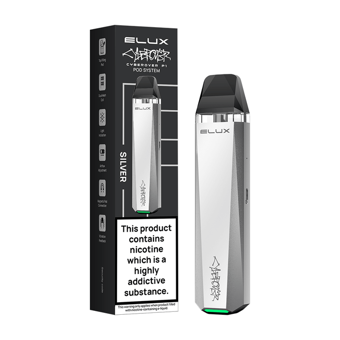 Buy Elux Cyberover P1 Pod Kit Silver