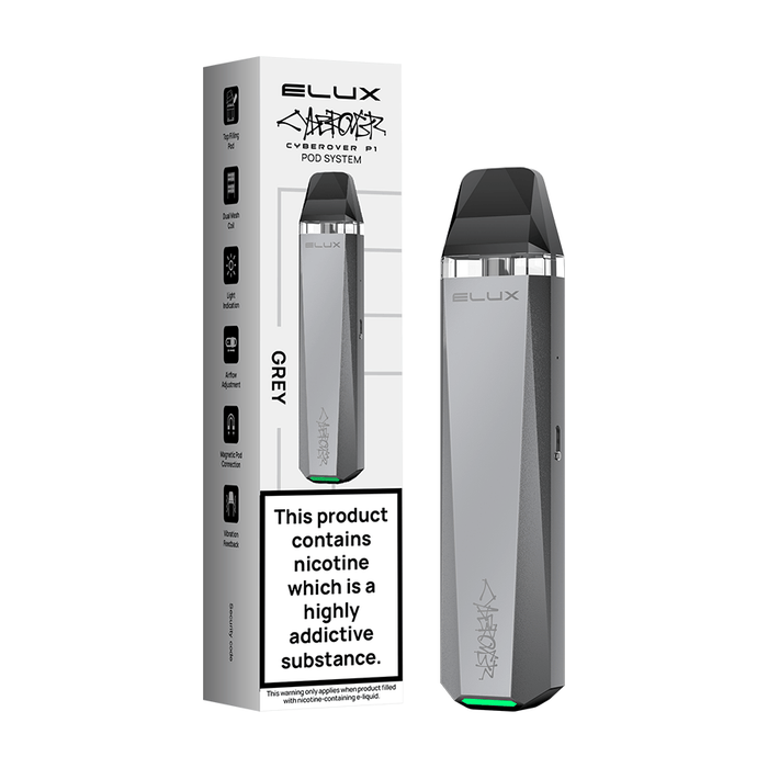 Buy Elux Cyberover P1 Pod Kit Grey