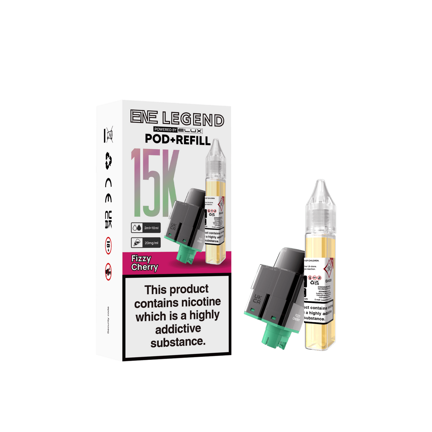 Buy Elux ENE Legend 15k Replacement Pods Pack of 5 Fizzy Cherry