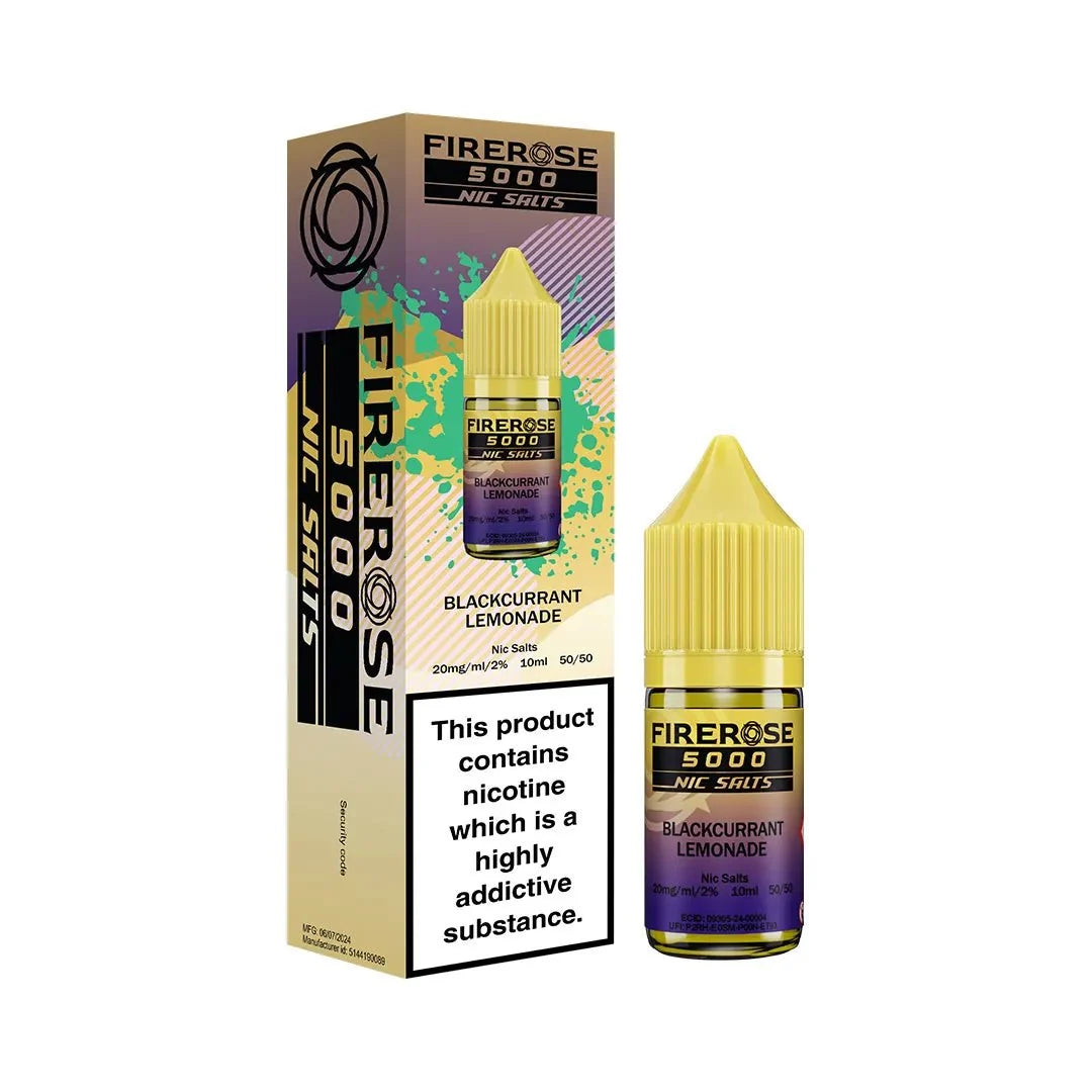 Elux Firerose 5000 Nic Salt E-Liquid 10ml - Box of 10-option1