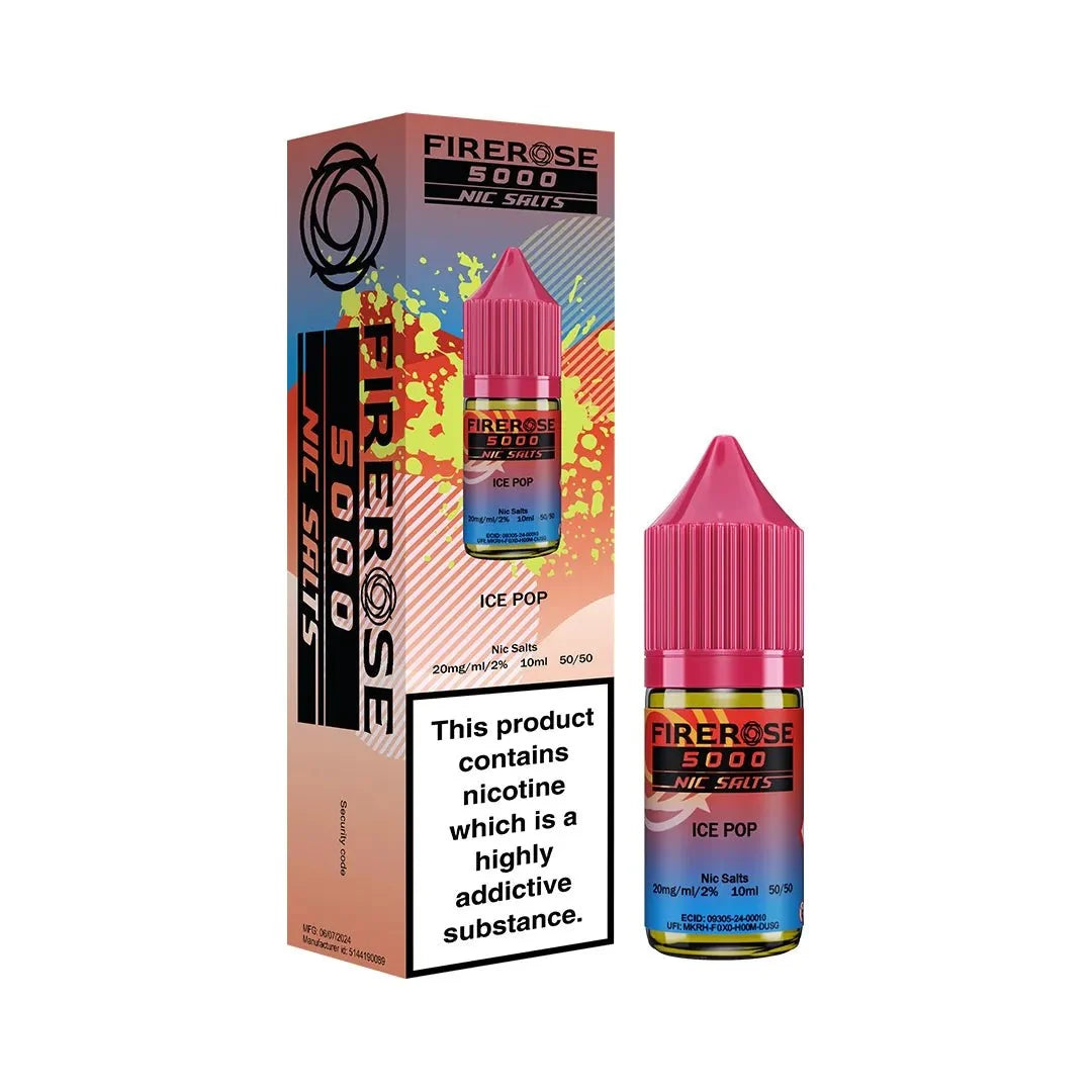 Elux Firerose 5000 Nic Salt E-Liquid 10ml - Box of 10-option1