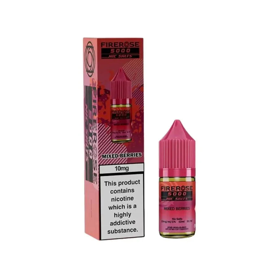 Elux Firerose 5000 Nic Salt E-Liquid 10ml - Box of 10-option1