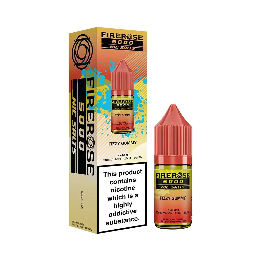 Elux Firerose 5000 Nic Salt E-Liquid 10ml - Box of 10-option1