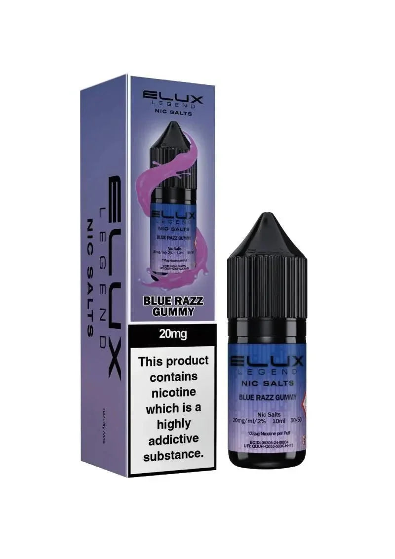Elux Legend Nic Salts 10ml E - Liquids - 5mg - Box of 10 - option1