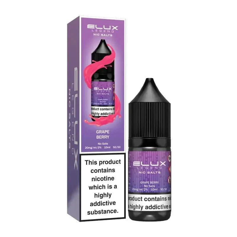 Elux Legend Nic Salts 10ml E - Liquids - 5mg - Box of 10 - option1