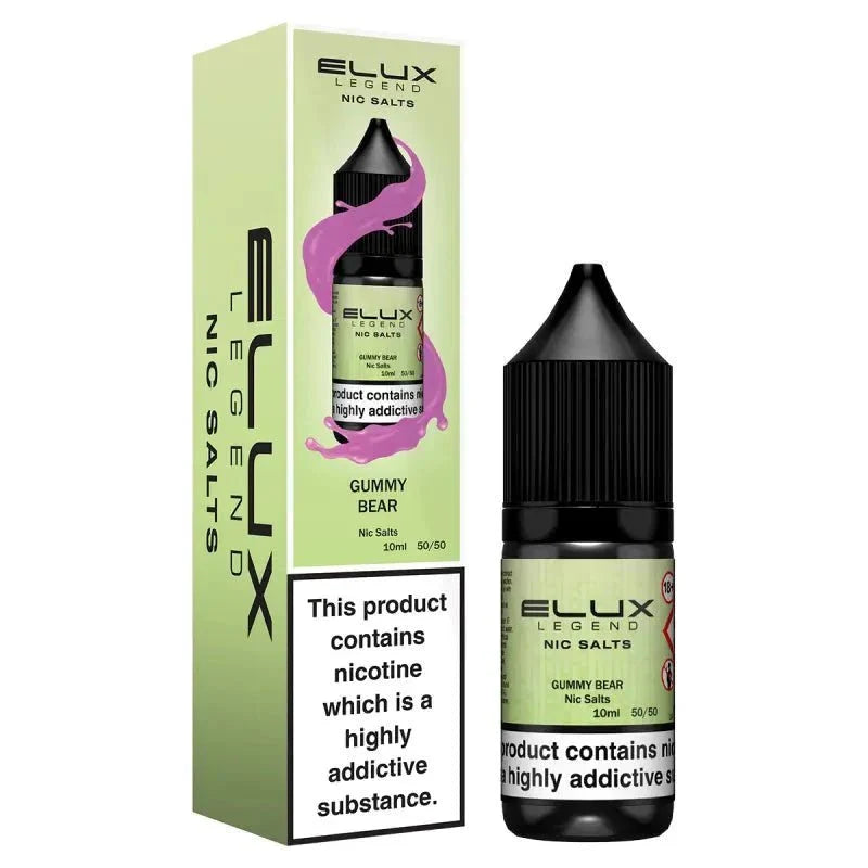 Elux Legend Nic Salts 10ml E - Liquids - 5mg - Box of 10 - option1