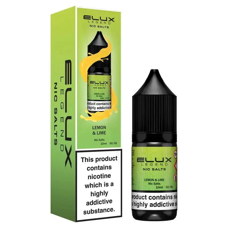 Elux Legend Nic Salts 10ml E - Liquids - 5mg - Box of 10 - option1