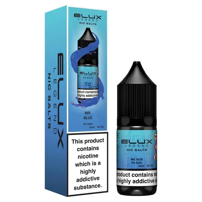 Elux Legend Nic Salts 10ml E - Liquids - 5mg - Box of 10 - option1
