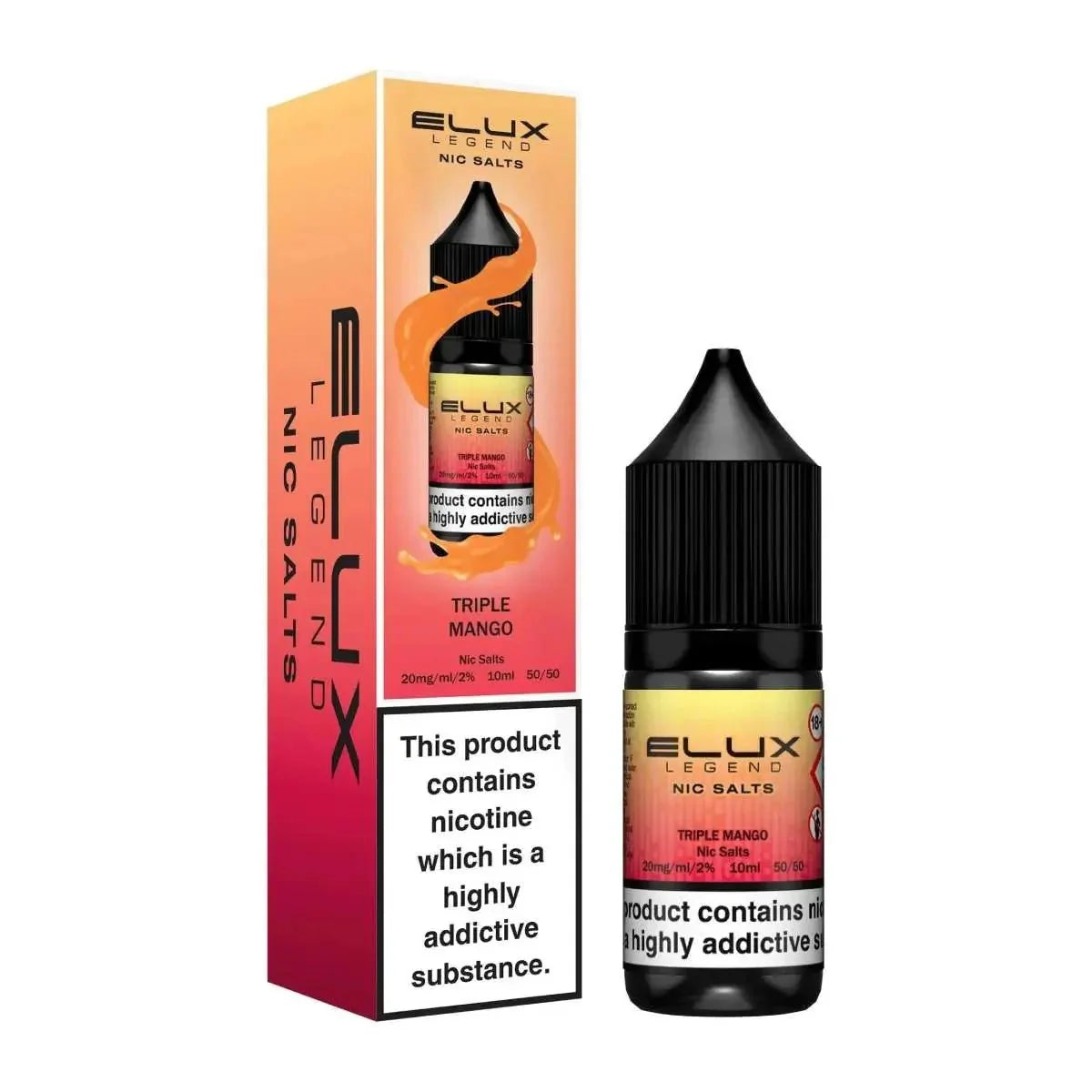 Elux Legend Nic Salts 10ml E - Liquids - 5mg - Box of 10 - option1