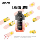 Buy Fisco Point Pro 7000 Disposable Vape - Box of 5 Lemon Lime
