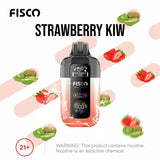 Buy Fisco Point Pro 7000 Disposable Vape - Box of 5 Strawberry Kiwi