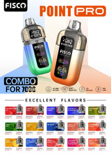 Buy Fisco Point Pro 7000 Disposable Vape - Box of 5