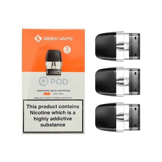 Buy Geekvape Sonder Q Replacement Pods - (Pack of 3) 0.8 Ohm