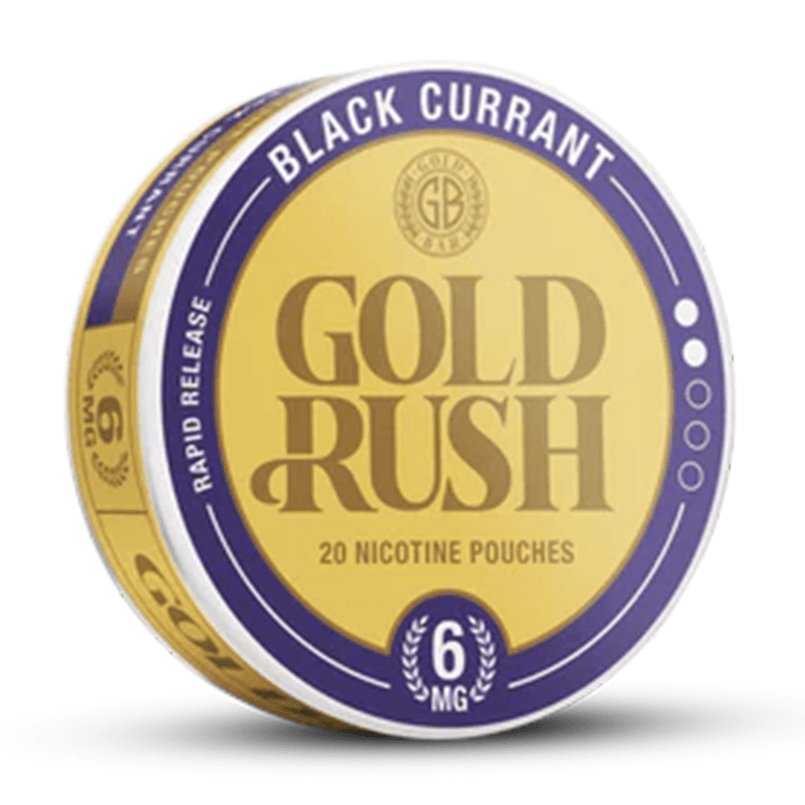 Buy Gold Bar Gold Rush Nicotine Pouches Pack of 10 Blackcurrant