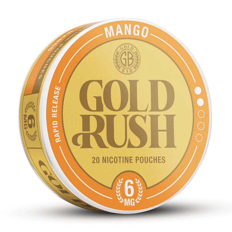 Buy Gold Bar Gold Rush Nicotine Pouches Pack of 10 Mango