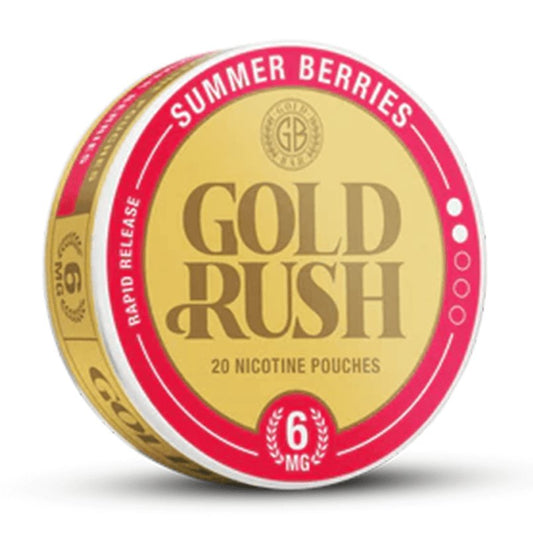 Buy Gold Bar Gold Rush Nicotine Pouches Pack of 10 Summer Berries