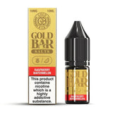 Buy Gold Bar Nic Salts 10ml E-liquids (Box of 10) Raspberry Watermelon