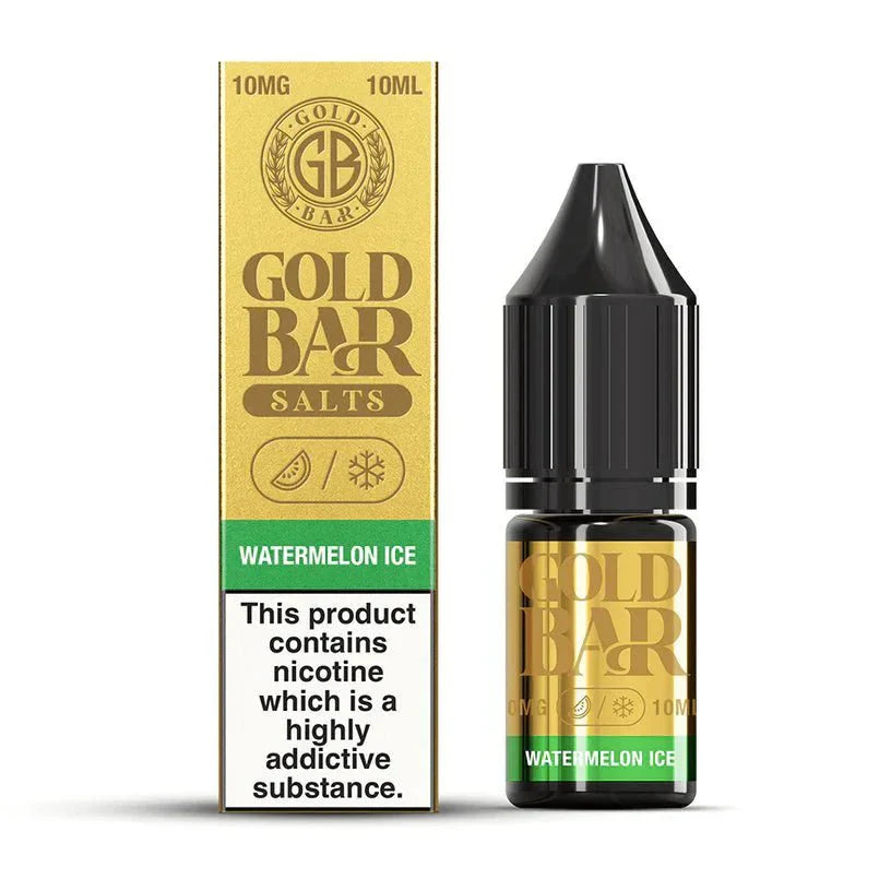 Buy Gold Bar Nic Salts 10ml E-liquids (Box of 10)