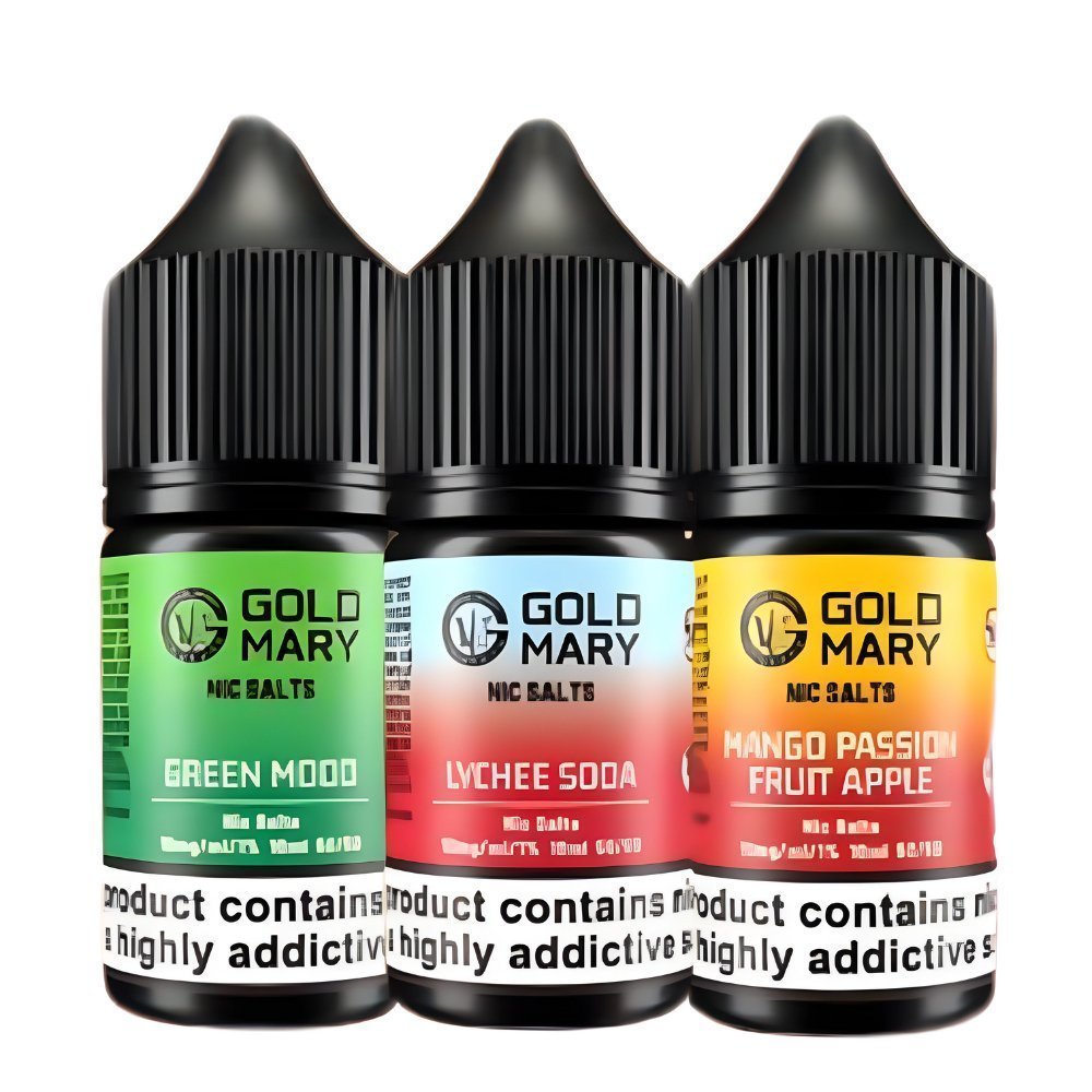 Buy Gold Mary Nic Salts 10ml E-liquids Box of 10