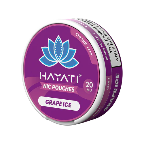 Buy Hayati Nicotine Pouches Pack of 10 Grape Ice