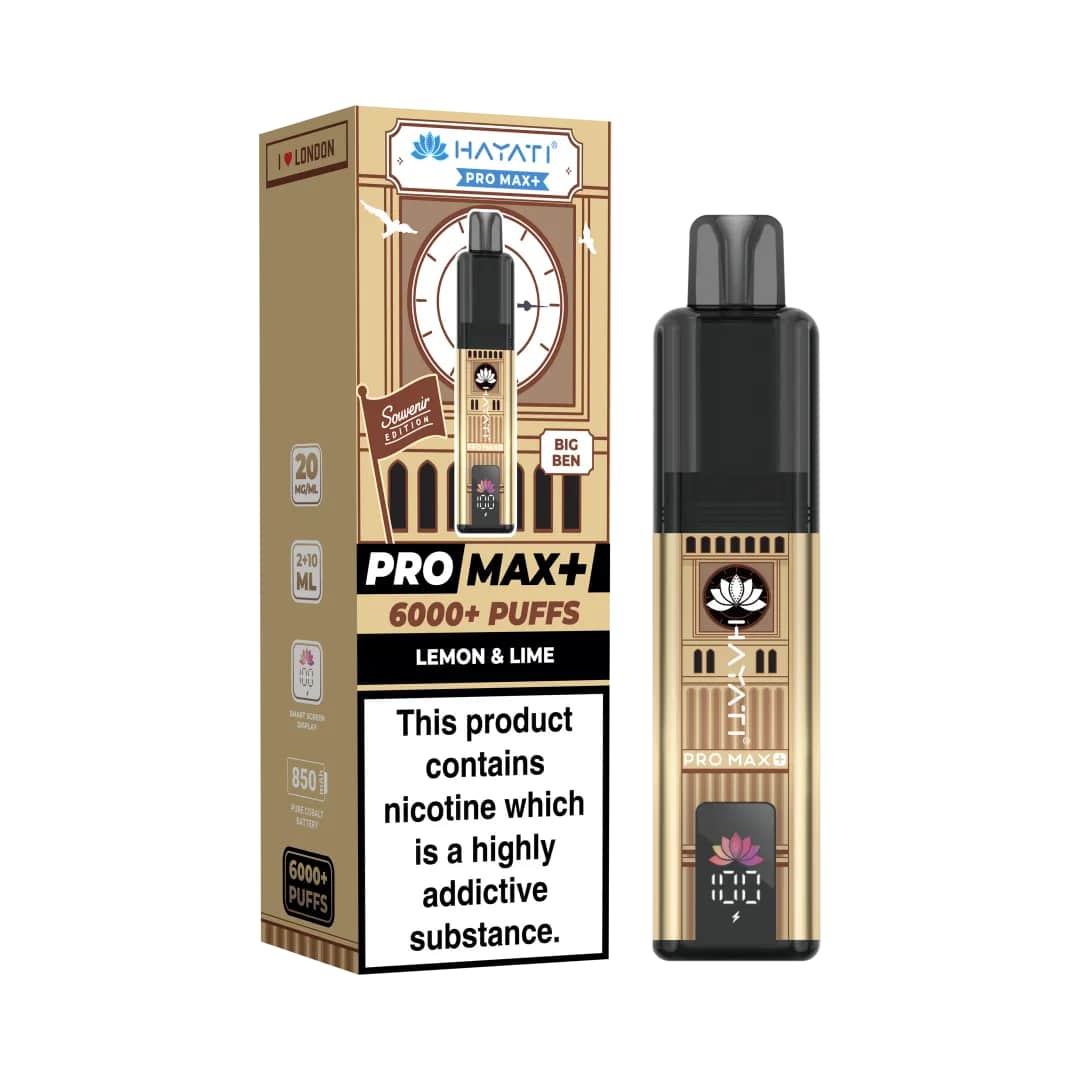 Buy Hayati Pro Max + 6k Souvenir Edition Box of 5 Lemon Lime - Big Ben