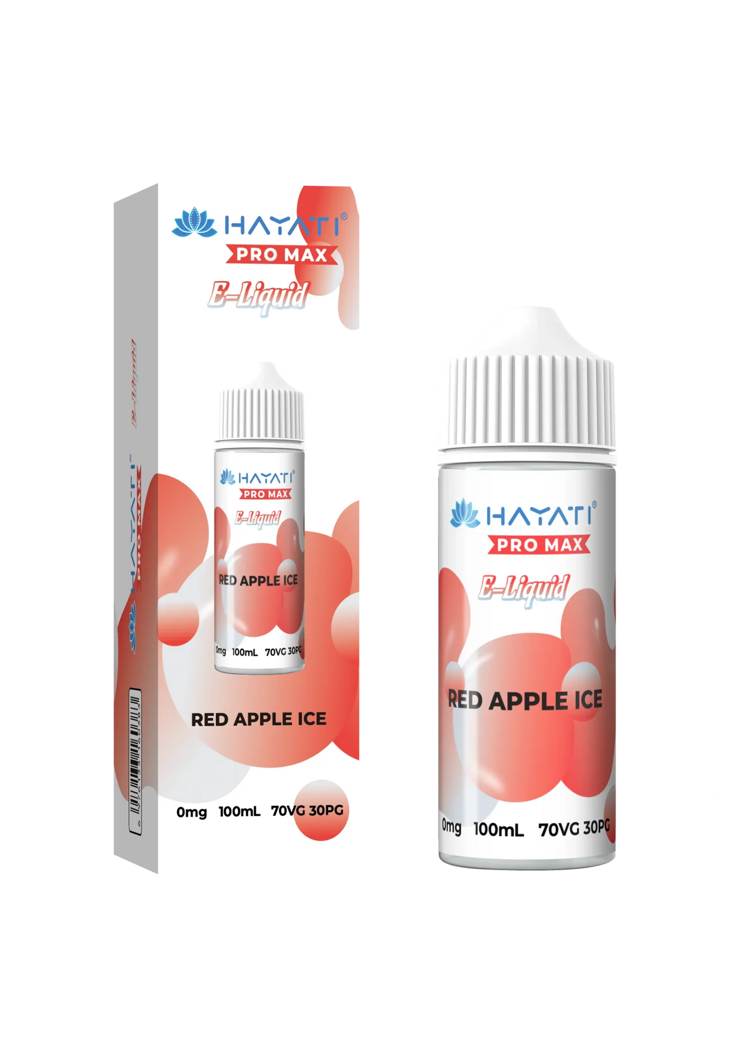 bulk wholesale Hayati Pro Max E - liquid 100ml Vape Juice - Red Apple Ice